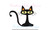 Black Cat Blanket Applique Machine Embroidery Autumn/Halloween