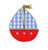 Sail Boat Boat Blanket Stitch Applique Machine Embroidery Design