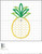 Pineapple Satin Applique Machine Embroidery Design