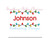 Christmas Light Name Frame Fill Machine Embroidery