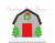 Christmas Barn Blanket Stitch Applique Machine Embroidery Fill