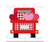 Heart Truck Blanket Stitch Applique Machine Embroidery Valentines