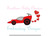 Heart Race Car Blanket Stitch Applique Machine Embroidery Valentine's Day