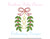 Star Holly Bow Fill Stitch Machine Embroidery Christmas