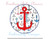 Anchor Circle Zig Zag Applique Machine Embroidery Design Nautical