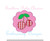 Cherry Scallop Circle Blanket Stitch Applique Machine Embroidery Design Cherries
