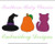 Witch Accessories Row Blanket Stitch Applique Machine Embroidery Design Hat Pumpkin Cat