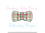 Mini Plaid Bowtie Vintage Stitch Machine Embroidery Boy