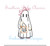 Ghost Girl Bow Costume Trick or Treating Halloween Vintage Stitch Machine Embroidery Design