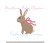 Bunny With Bow Mini Fill Machine Embroidery Spring/Easter