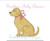 Girl Dog Bow Collar Lab Labrador Zig Zag Applique Machine Embroidery Design