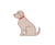 Dog Lab Zig Zag Applique Labrador Machine Embroidery Design