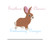 Bunny Rabbit Mini Fill Machine Embroidery Spring/Easter