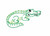 Alligator Gator Crocodile Vintage Stitch Machine Embroidery Design