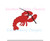 Lobster Mini Fill Design Machine Embroidery Cute Boy Girl Summer