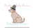 Pilgrim Hat Dog Lab Labrador Zig Zag Applique Machine Embroidery Design Thanksgiving