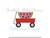 Watermelon Slice in Little Wagon Mini Fill Design Machine Embroidery Summer