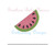 Watermelon Slice Mini Fill Design Summer Machine Embroidery Design