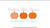 Vintage Pumpkin Duo Blanket Stitch Applique Machine Embroidery Autumn/Halloween
