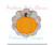 Scallop Circle Pumpkin Blanket Stitch Applique Machine Embroidery Autumn/Halloween