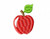 Apple Mini Fill Machine Embroidery Design Back to School Teacher