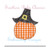 Pilgrim Hat Pumpkin Applique Blanket Stitch Applique Machine Embroidery Autumn/Halloween