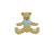 Teddy Bear With Bow Mini Fill Machine Embroidery Design Toy Baby Shower