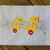 Toy Ducks Satin Applique Classic Pull Toy Machine Embroidery Design