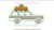 Pumpkin Station Wagon Light Fill Machine Embroidery Design Fall Autumn Pumpkins Patch