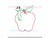 Apple Worm Vintage Stitch Back to School Machine Embroidery Design