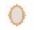 Cameo Silhouette Filagree Frame Machine Embroidery Design Full Fill Mini