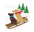 Sleigh Riding Sledding Dogs Machine Embroidery Design Winter Full Fill