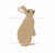 Standing Easter Bunny Rabbit Machine Embroidery Design Mini Fill Fill Baby Animal Farm Spring