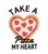 Take a Pizza My Heart Shaped Pizza Sketchy Fill Machine Embroidery Design Valentine Valentine's Day Boy Girl