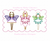 Fairy Princess Trio Vintage Stitch Machine Embroidery Design