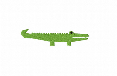 Gator Alligator Long Thin Mini Fill Design Machine Fill Design