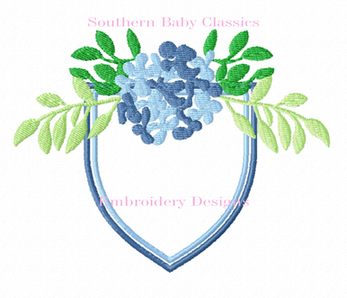 hydrangeaオーダーページ Hydrangea Machine Embroidery Design: Floral Embroidery