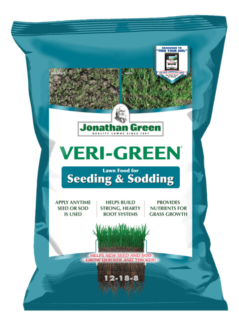 verigreen seeding and sodding fertilizer greenup
