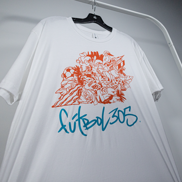 MFC White Mural Tee