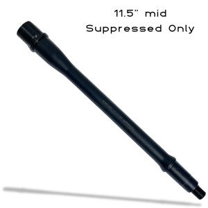 11.5" KAK- Mid Gas, Nitride, 1:7, 5.56 NATO, SUPPRESSED USE ONLY 11.5" KAK- Mid Gas, Nitride, 1:7, 5.56 NATO, SUPPRESSED USE ONLY
