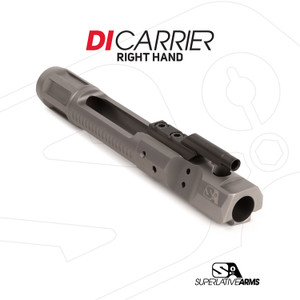 Direct Impingement / Bolt Carrier / AR-15 / Right Hand, Full-Auto, Grey DLC