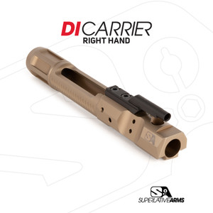 Direct Impingement / Bolt Carrier / AR-15 / Right Hand, Full-Auto, Tan DLC