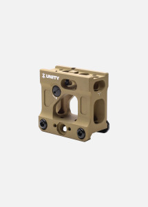Unity Tactical, FAST Micro, Red Dot Mount, 2.26" Optical Height- FDE
