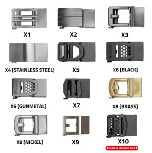 X SERIES- 1.5" BUCKLES & BELTS X SERIES- 1.5" BUCKLES & BELTS