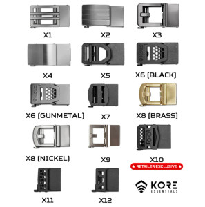 X SERIES- 1.5" BUCKLES & BELTS