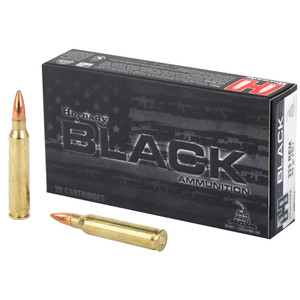 Hornady, BLACK, 223 Rem, 62 Grain, Full Metal Jacket Hornady, BLACK, 223 Rem, 62 Grain, Full Metal Jacket