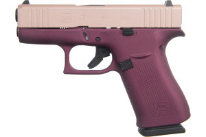 GLOCK G43X 9mm Black Cherry Rose Gold GLOCK G43X 9mm Black Cherry Rose Gold