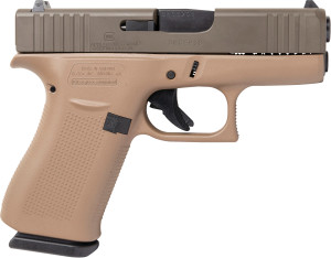 GLOCK G43X 9mm Dark Earth & Patriot Brown GLOCK G43X 9mm Dark Earth & Patriot Brown