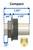 Comstock Facemount - Compact Flash Hider (1/2-28) Plan-B Suppressor Mount