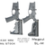 KAK Mini Mil-spec AR-15 Buffer Tube Kit (w/ optional micro m4 or MOE SL-M stock)